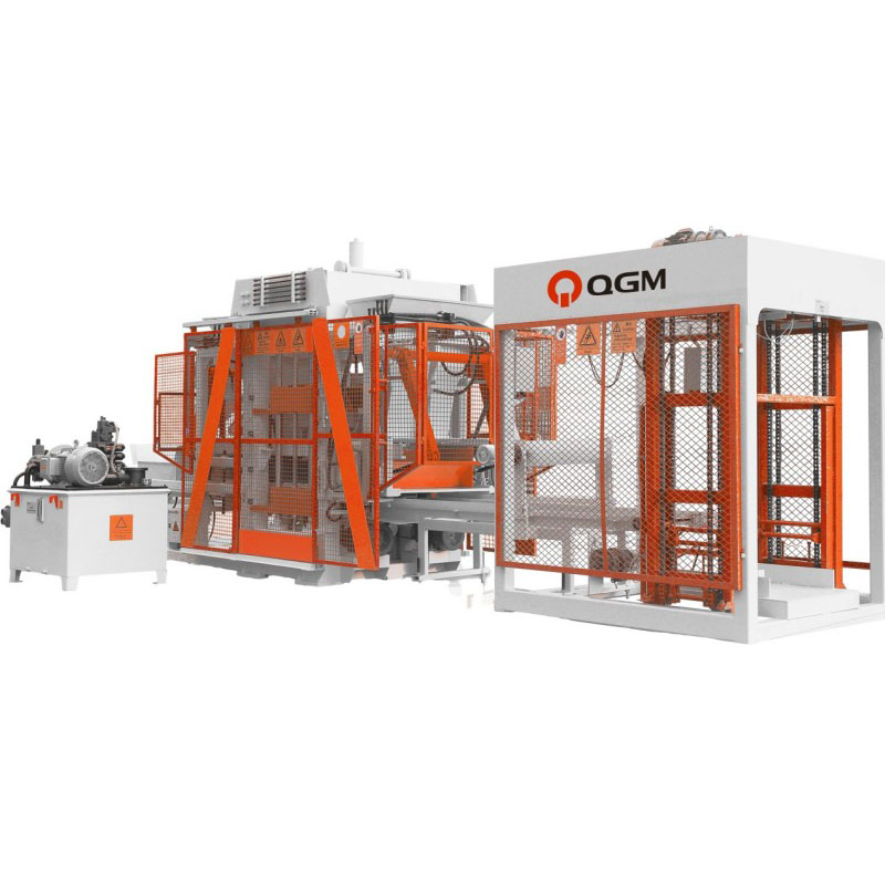 Road paving block forming machine
